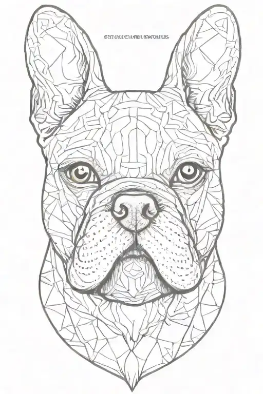 French Bulldog Head
