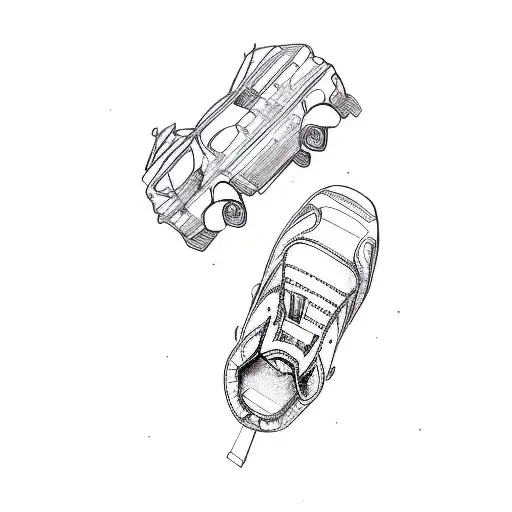 A Police Car And A Police Car