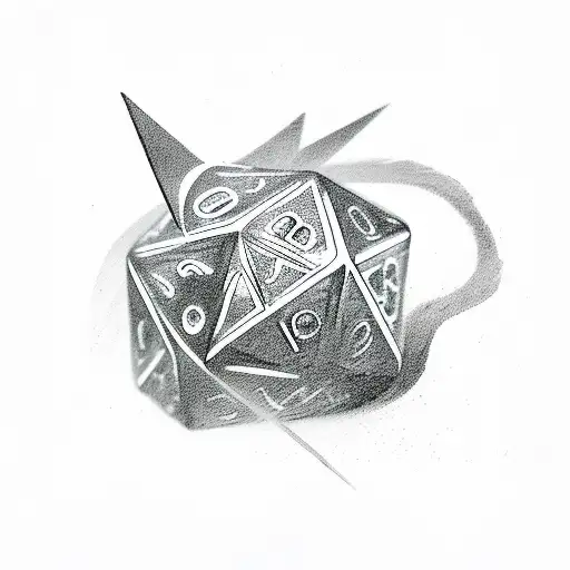 Shadow Demon Controlling Dice From Behind