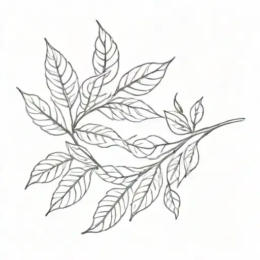 Laurel Leaves Bracelet Around Wrist