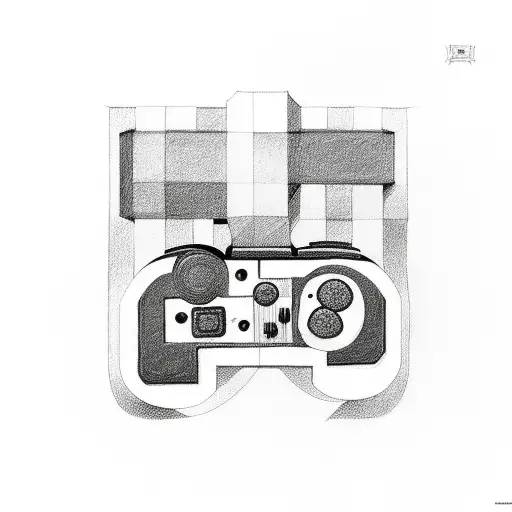 A Cross Made Out Of Gaming Controllers