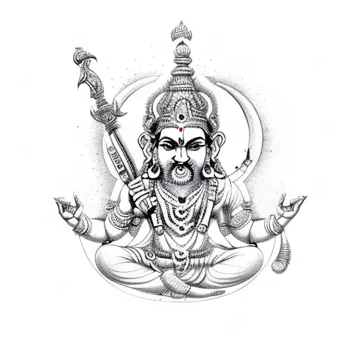 Hindu Angry Gods Divine