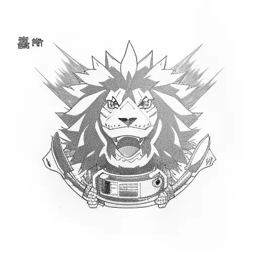 A Pokemon Themed Food Truck With A Lion Mascot Serving Ramen To Customers