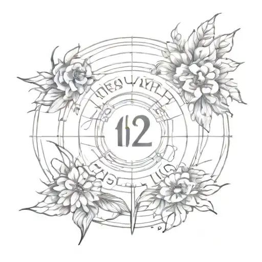 Unique Tattoo That Incorporates The Date 1-16-22