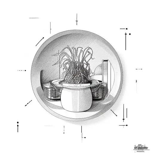 Chef Cook Routine And Potato Sprouts