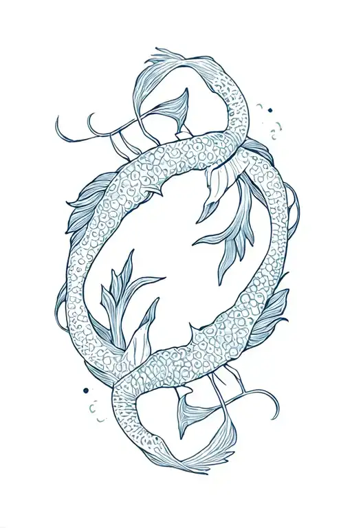 Pisces And Cancer Zodiac Sign Intertwined