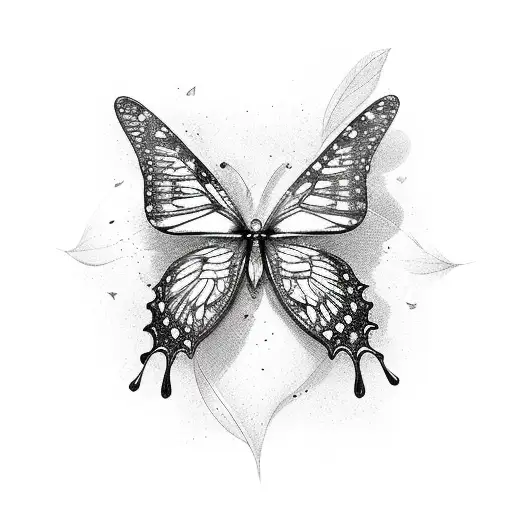 A Book With Multiple Butterflies Coming Out And Pages Floating