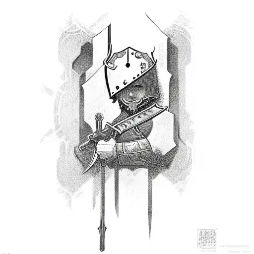 999 With A Sword Through The Letters