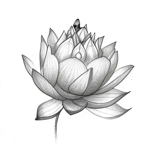Hummingbird Withlotus Flower