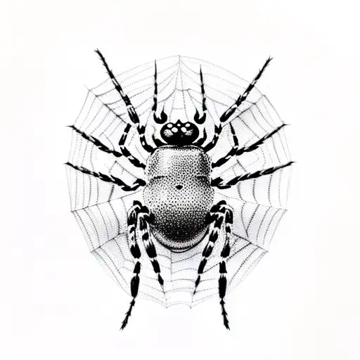 Spider With A Cosmic Background