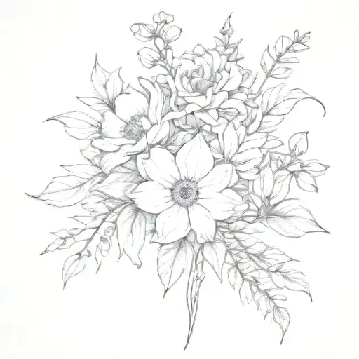 Birth Month Flower Bouquet