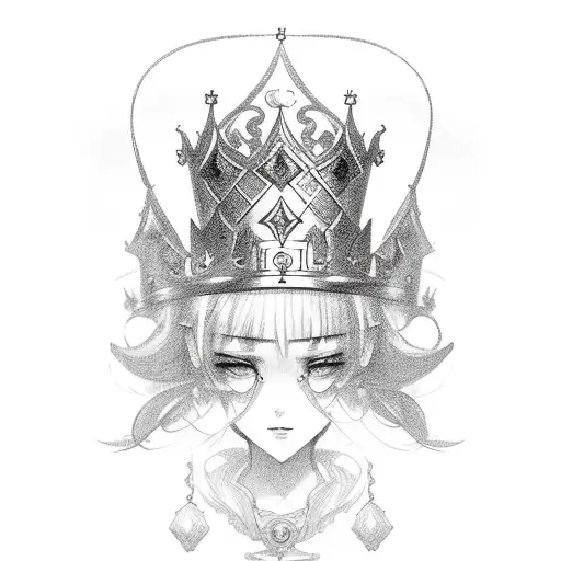 Name Kasen With King Crown Above