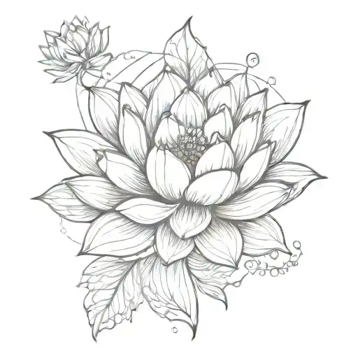 Self-love With Lotus Flower Blooming