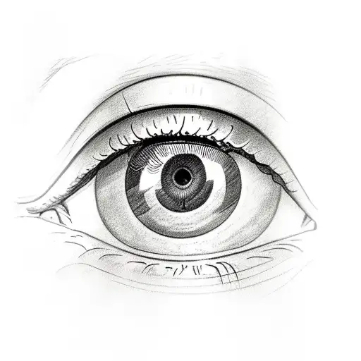 Male Eye With J