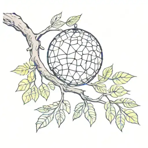 Tree Branch With Disco Ball