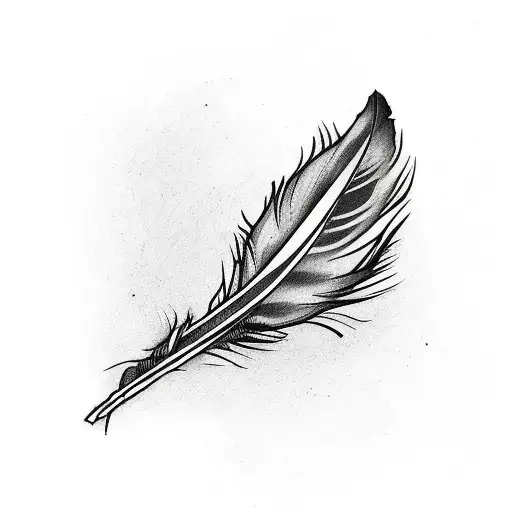 Feather Forearm Tattoo With Name Barnes In It