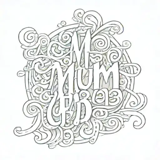 Word 'Mum' With Word 'Hooroo' With Date '61-24'