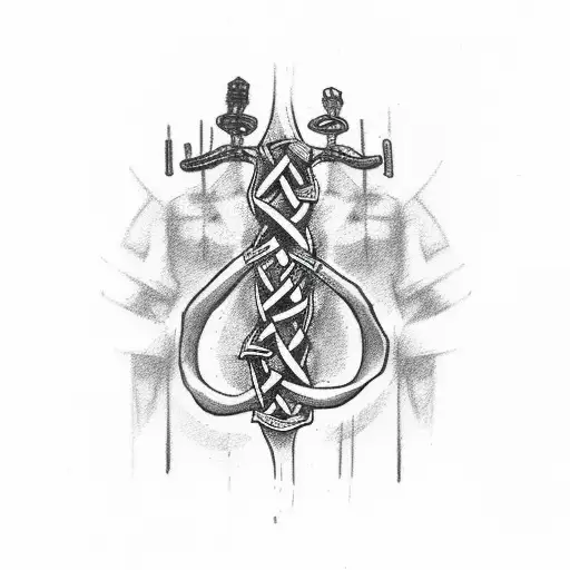 Irish Republican Tattoo For Rib Cage Or Upper Back