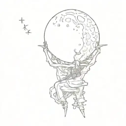 The Moon Of The 1 Jan 2001