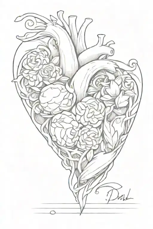 Heart With Mom And Dad And Dad Too