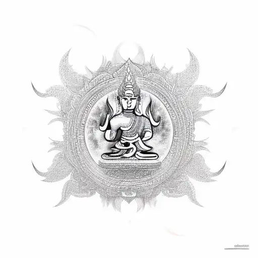 Thai Phoenix Buda Piscis