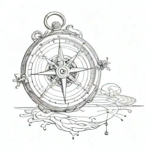 Compass Made By 0 And 1