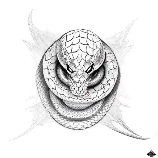 Incorporate Gangsta Elements With A Snake And Spider In A Full Sleeve Design