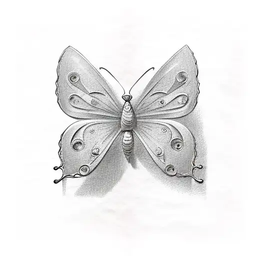 A Butterfly Resting On A Book With Scholarly Symbols Incorporated