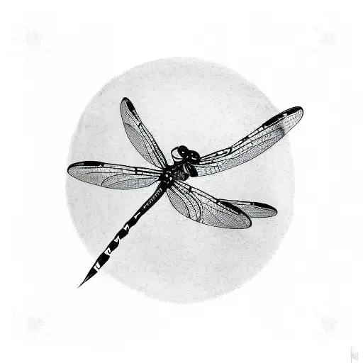 Dragonfly And Wind