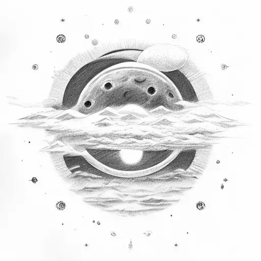 Sketch A Hauntingly Beautiful Scene Of The Eclipse Event From Berserk