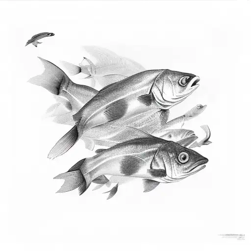 Xxiii With Two Fish Around It