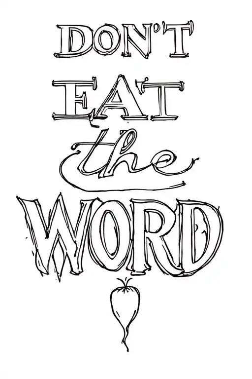 Don't Eat The Word