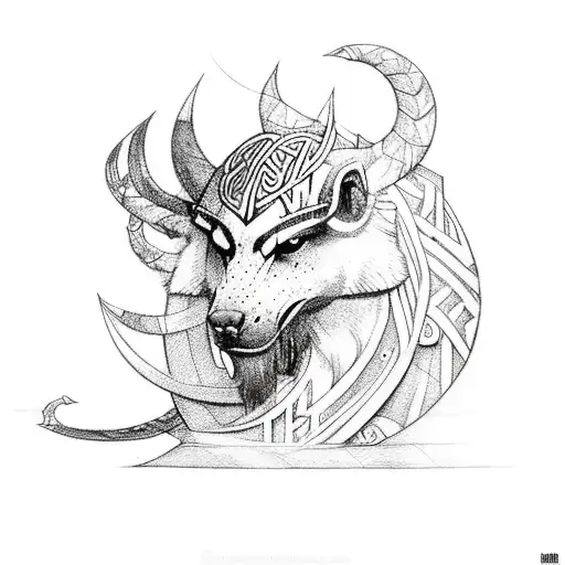 Wide Chest Design Tribal And Norse Mythology