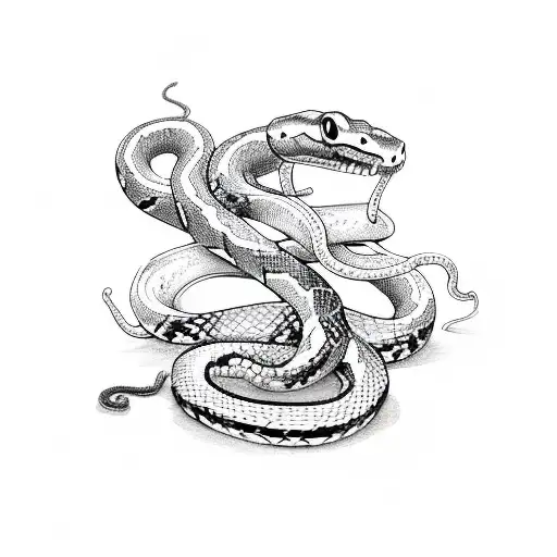 Long Sword With Vines And Snake