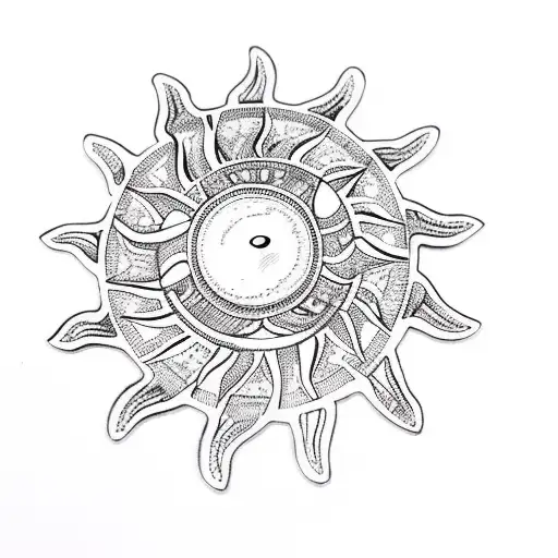 A Sun Brooch