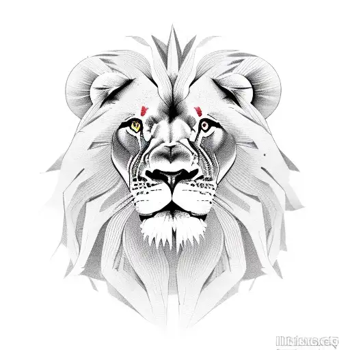 Lion With Body Details