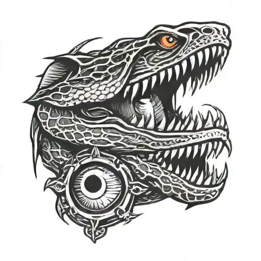 Evil Snake Eye Fighting