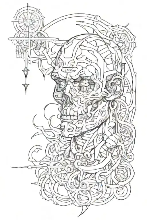 Blackout Tattoo Depicting