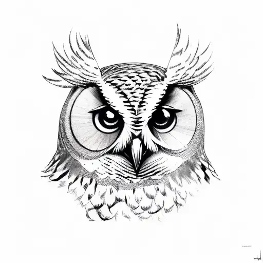 Owl With The Wheel Of Fortune