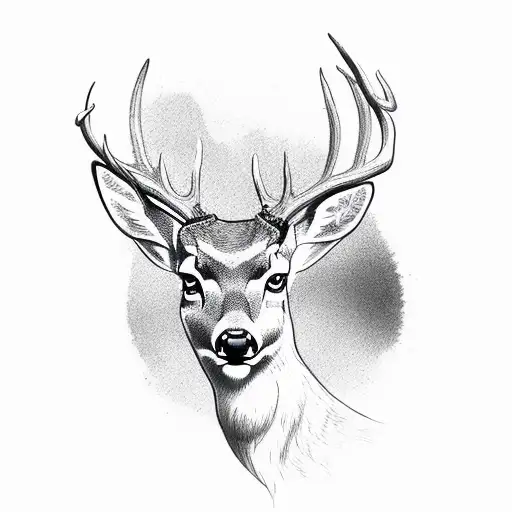 Deer On The Mans Chest