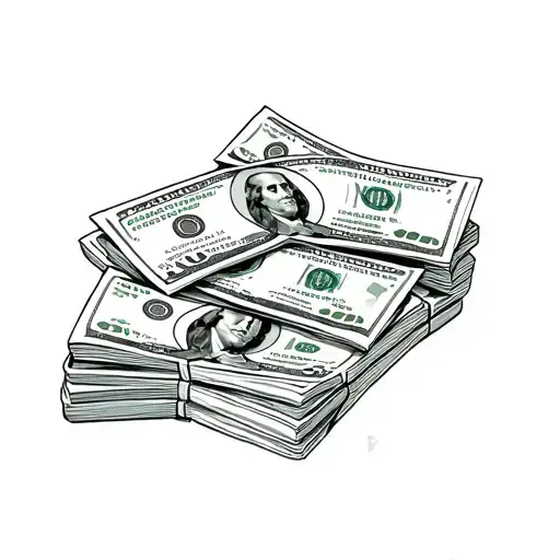 Ypc With Stacks Of Money