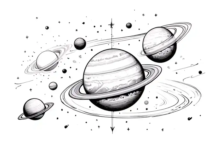 Planets And Space Theme