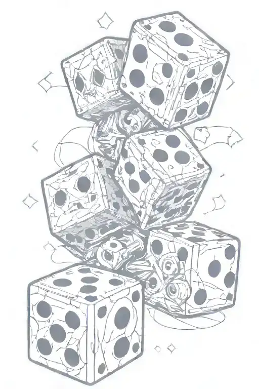 Laugh Now Cry Later Faces With Dice In It