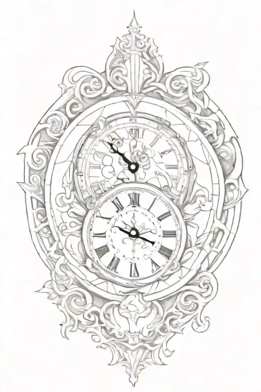 Disney And Clock Face