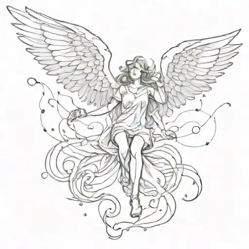 Falling Angel Downwards