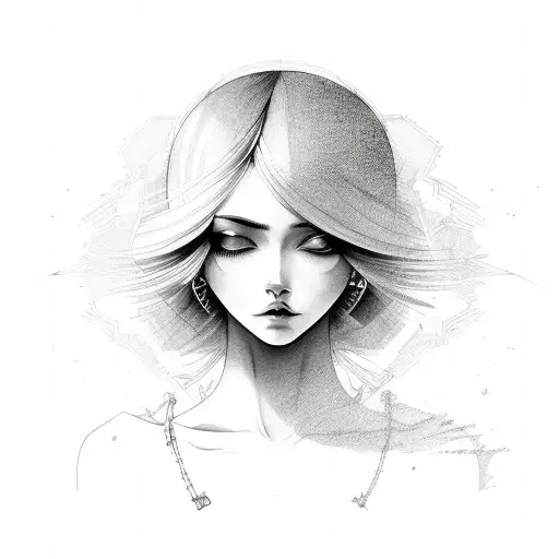 Female With Thoughts