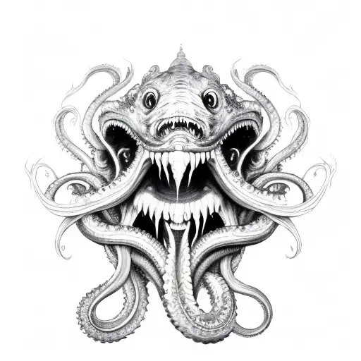 Scary Kraken Monster