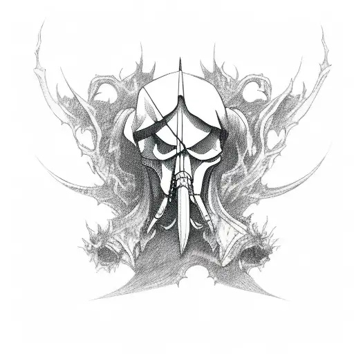 A Reaper Riding A Black Deadh