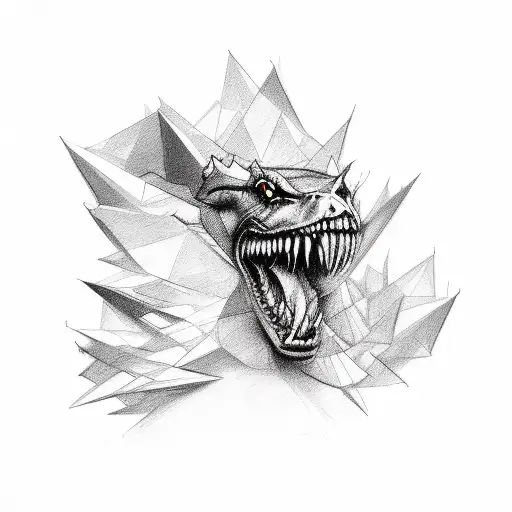 House Of Cards Being Blown Over By Storm Cloud