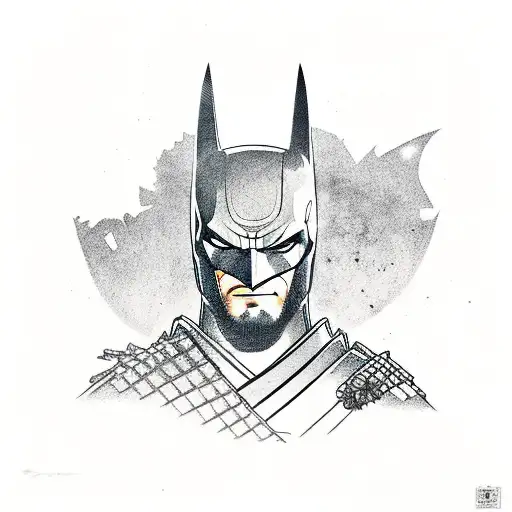 Samurai Batman Bust